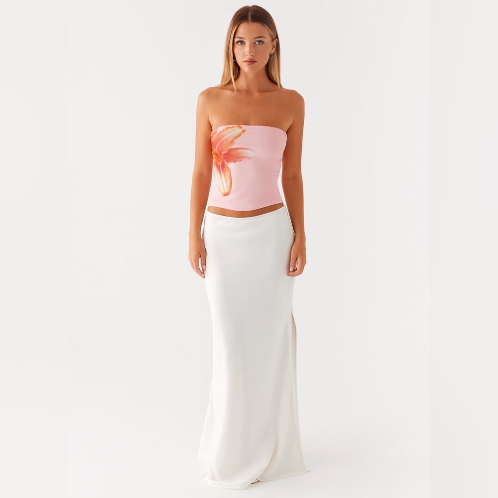Peppermayo Pink Floral Crop Top